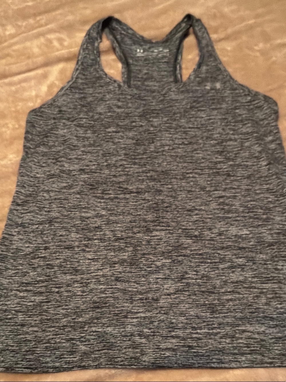 Under Armour Grey Heather Racerback Tank Top